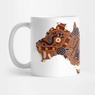 Aboriginal Flag Australia Souvenir Proud Native Mug